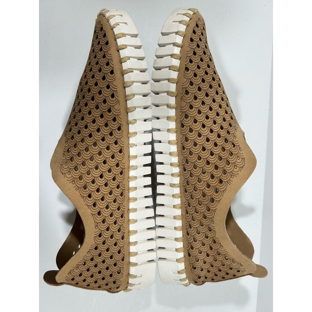 Women’s Taupe Slip-On Perforated Comfort Sneakers - Picture 3 of 6